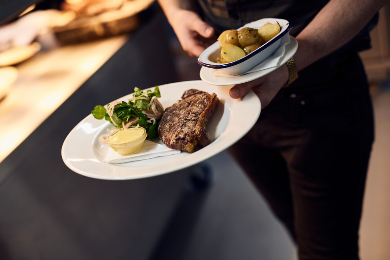 The Sun Inn | Rare Breed Sirloing Steak, Truffle Mayonnaise